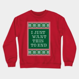 Ugly Christmas Sweater Crewneck Sweatshirt